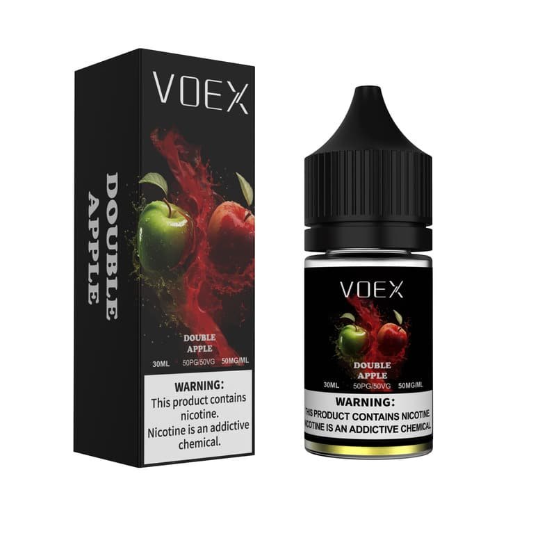 052c9d2bb71fffbf4cd638a05f879b0780905c33 Double Apple VOEX Eliquid 30ml Nic Salt 50mg Vape Juice 10 pcs/box 5% (5OMG) 30ML 10PCS