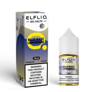 Tangy blue raspberry candy ELFBAR ELFLIQ Nicotine Salt E-Liquid 5%(50mg) 30ml 10pcs