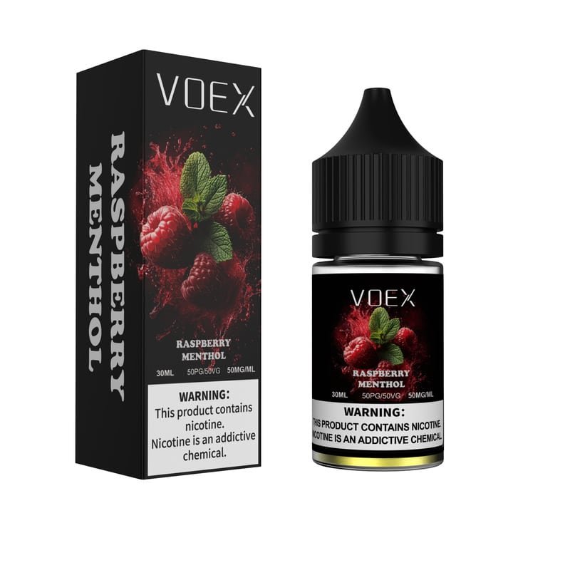 1255d7fcc4e3fb4376f2300eb8b676a2db4c952e Raspberry Menthol VOEX Eliquid 30ml Nic Salt 50mg Vape Juice 10 pcs/box 5% (5OMG) 30ML 10PCS