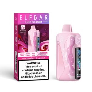 Sour Strawberry Dragonfruit ELFBAR LUSH KING PRO 40,000 PUFFS