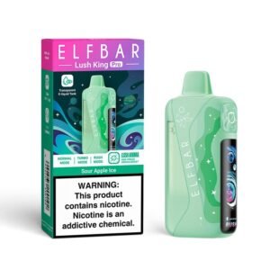 Sour Apple Ice ELFBAR LUSH KING PRO 40,000 PUFFS