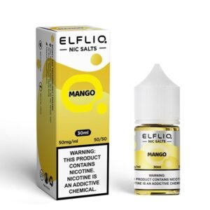 Mango Peach ELFBAR ELFLIQ Nicotine Salt E-Liquid 5%(50mg) 30ml 10pcs