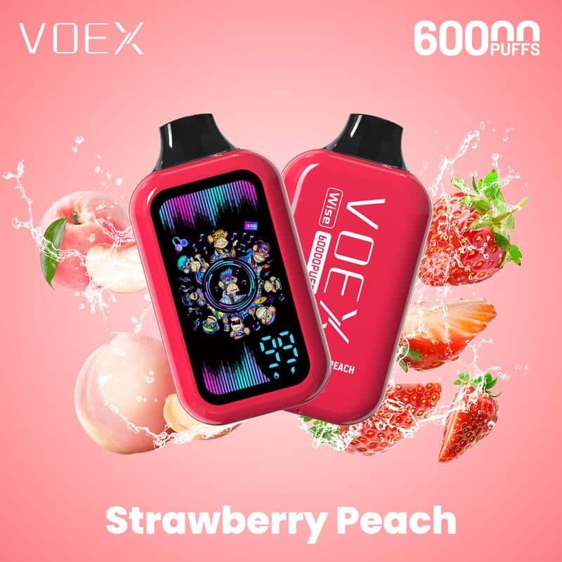2869a65e9dd0082e72df387abac2a8303bd3e18d Strawberry Peach VOEX 60000 PUFFS