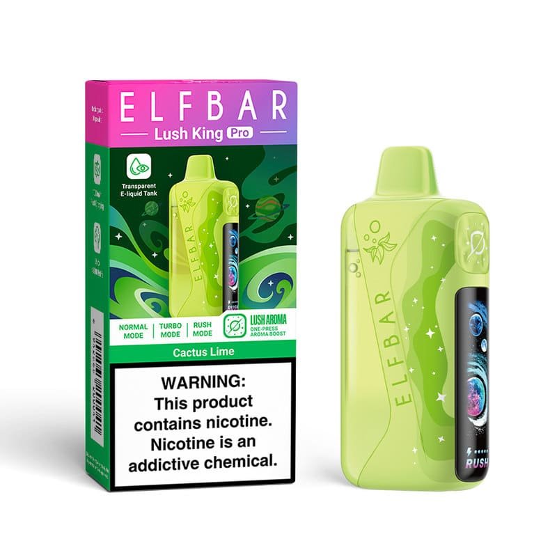 2af6d2e083c0cbd2e5540852f7e6af7349ed57db Cactus Lime ELFBAR LUSH KING PRO 40,000 PUFFS