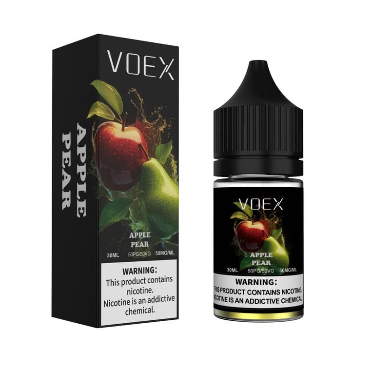 3af34d961acae653b5a99ea1618a6da2aa27c0b0 Apple Pear VOEX Eliquid 30ml Nic Salt 50mg Vape Juice 10 pcs/box 5% (5OMG) 30ML 10PCS