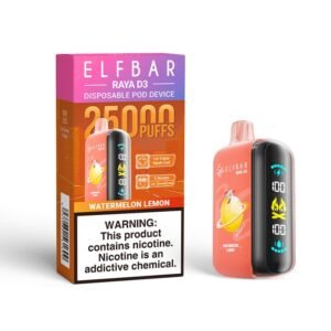 Watermelon Lemon ELFBAR RAYA D3 25000 PUFFS