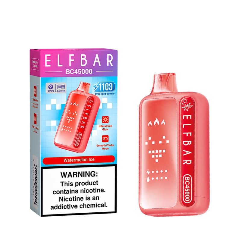 7451e5d3096393e25b6063ac8367a7122de40658 Watermelon lce ELFBAR BC45000 PUFFS