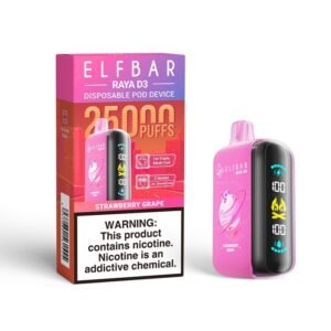Strawberry Raspberry Cherry ELFBAR RAYA D3 25000 PUFFS