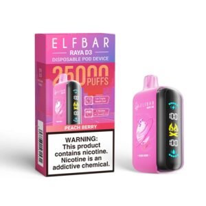 Peach Berry ELFBAR RAYA D3 25000 PUFFS