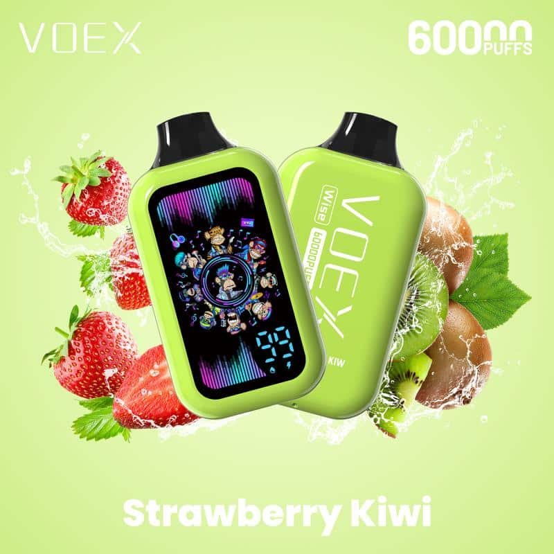 9629d52a404a7554becbe26a465813db58516b8c Strawberry Kiwi VOEX 60000 PUFFS