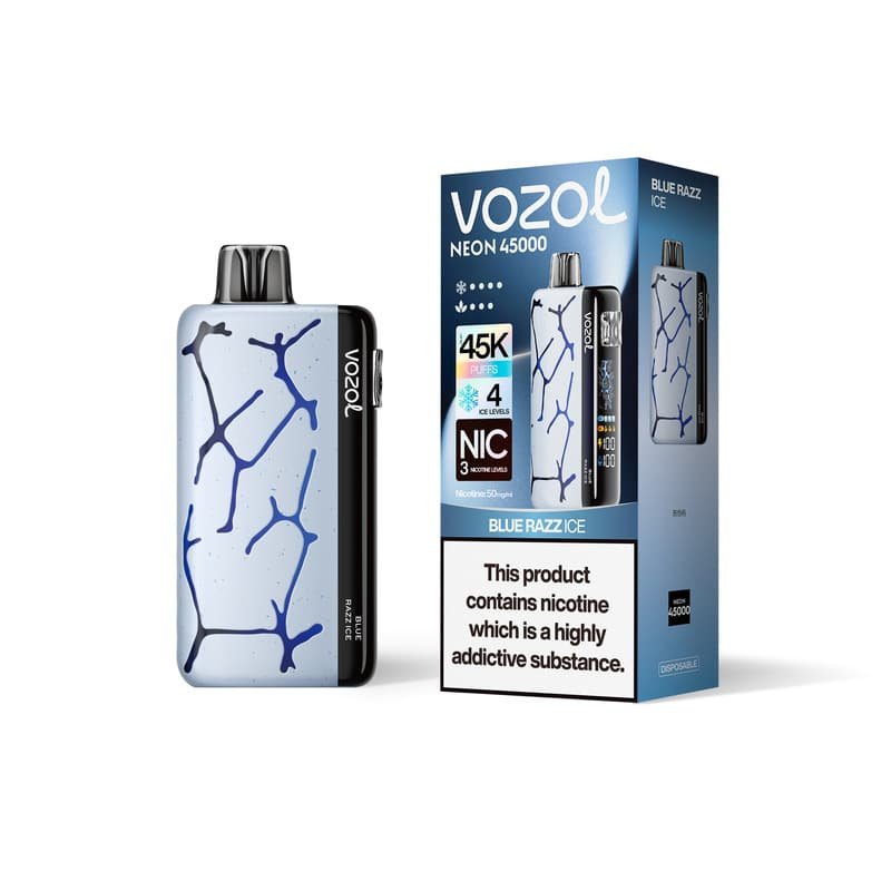 a0b3263ab8f09d230eaf5da8ab25aebf26acfd0f Blue Razz Ice VOZOL NEON 45000 PUFFS
