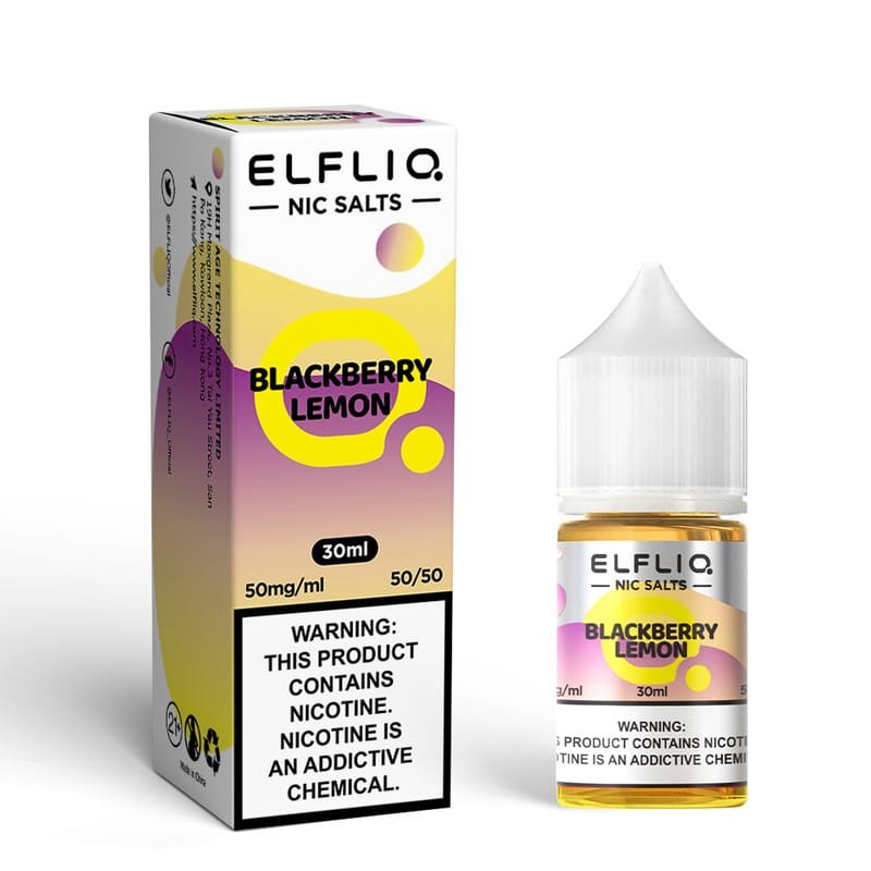 a1daef7f9b4083cbe09c6272a492c8ae6a4b5d74 Strawberry Cherry Lemon ELFBAR ELFLIQ Nicotine Salt E-Liquid 5%(50mg) 30ml 10pcs