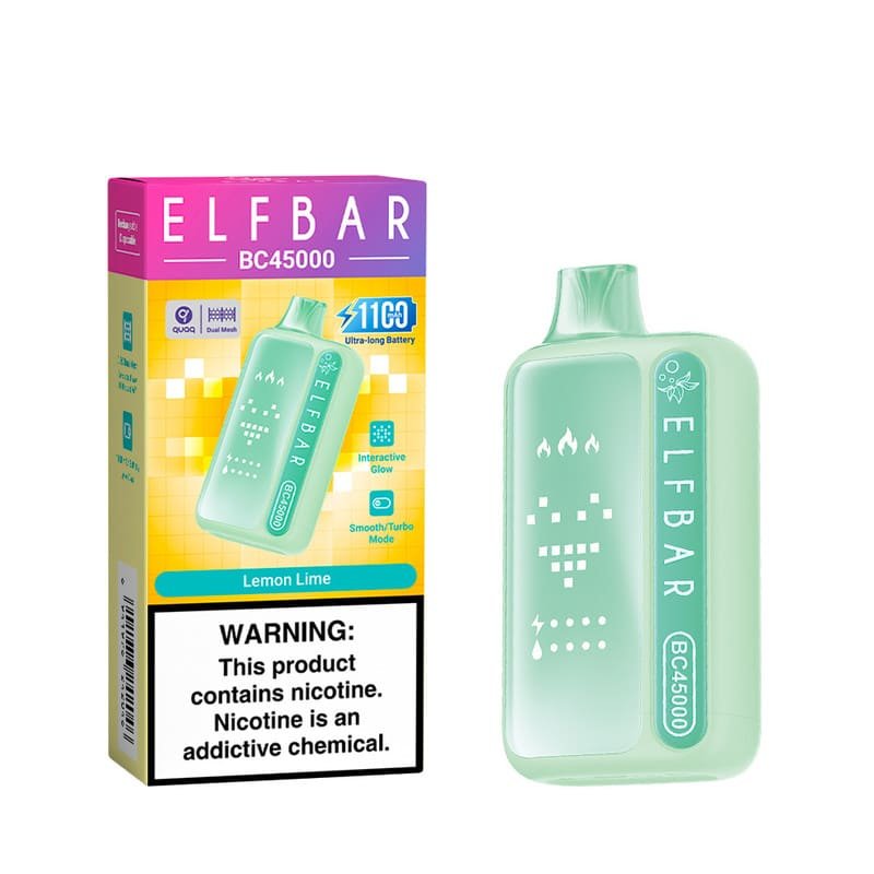 c7370acc3f862e9933d8257fbe512ef8bb629310 Lemon Lime ELFBAR BC45000 PUFFS