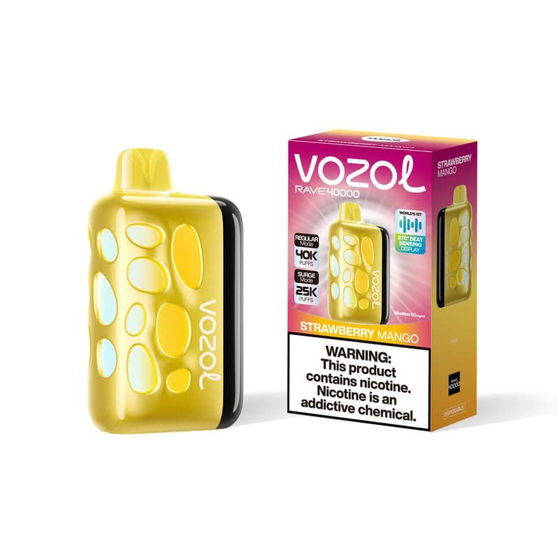 c8e08e02e29d0d02be2ffc9e664fbed925acfa75 Strawberry Mango VOZOL RAVE 40000 PUFFS