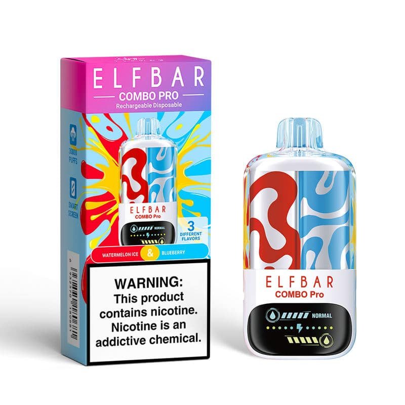 d8b7dc31e83bc76d82104a3063bfae0300c207bd Watermelon lce Blueberry ELFBAR COMBO PRO