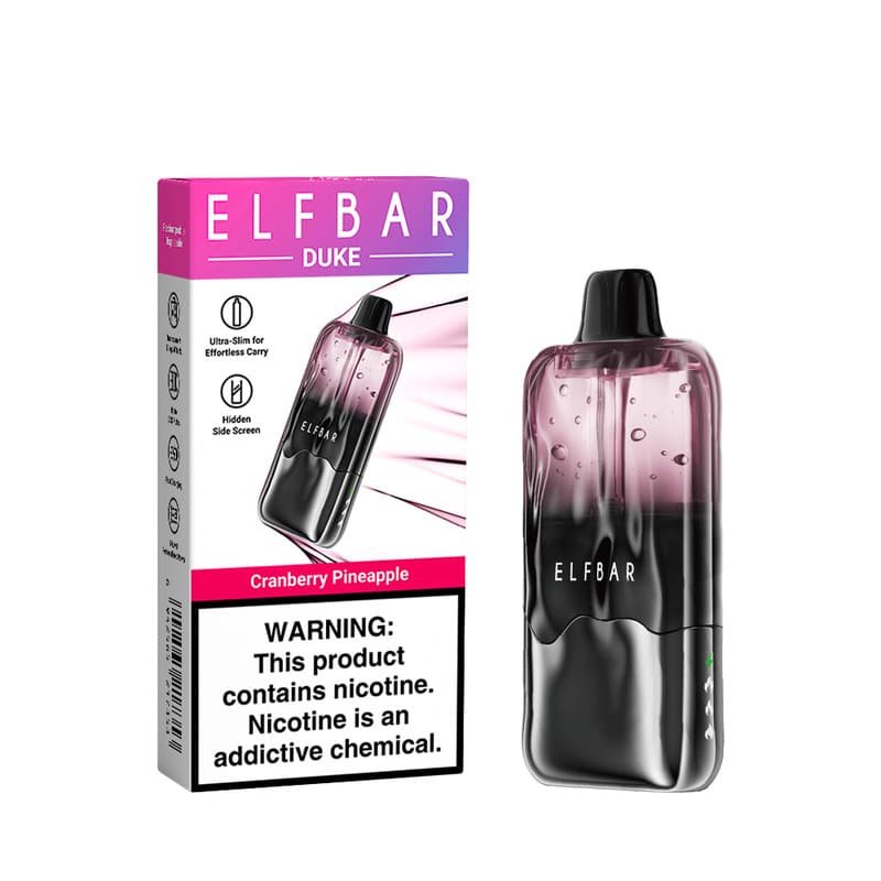 d9cd555a1df79908bd02d7bcde05069096d358f2 Cranberry Pineapple ELFBAR DUKE 30000 PUFFS Something New is Coming