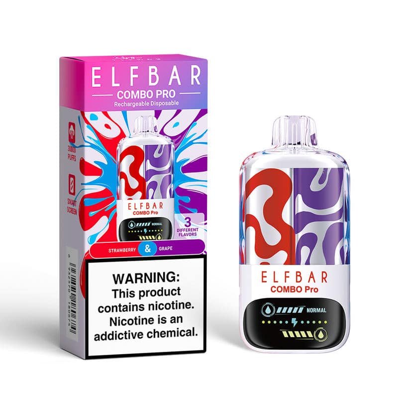 da8e5e023e7cc7d24b766f6650faa55dcf78e6ee Strawberry Grape ELFBAR COMBO PRO