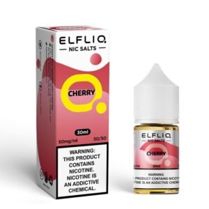 Cherry Lemon Peach ELFBAR ELFLIQ Nicotine Salt E-Liquid 5%(50mg) 30ml 10pcs
