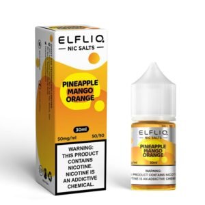 Pineapple Ice ELFBAR ELFLIQ Nicotine Salt E-Liquid 5%(50mg) 30ml 10pcs