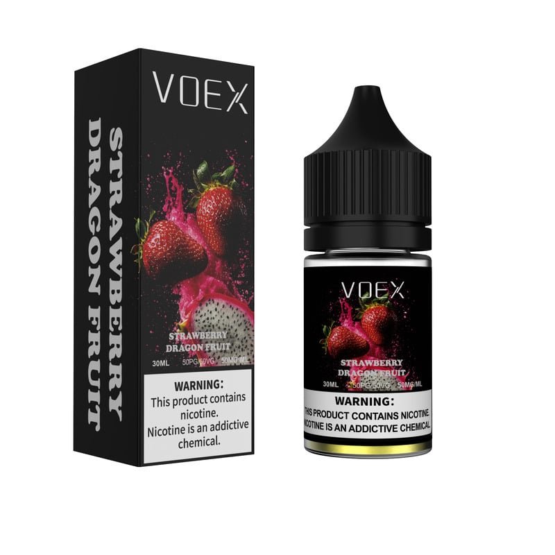 e5669aa2508eb967808ed872a5ba4259f2569a55 Strawberry Dragon Fruit VOEX Eliquid 30ml Nic Salt 50mg Vape Juice 10 pcs/box 5% (5OMG) 30ML 10PCS