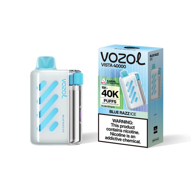 e5cf409325b70f58b3bf7b3dc525380d78685991 Blue Razz Ice VOZOL VISTA 40000 PUFFS
