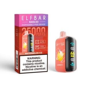 Strawberry Watermelon ELFBAR RAYA D3 25000 PUFFS