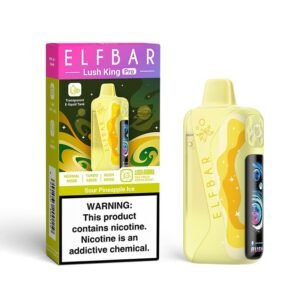 Sour Pineapple Ice ELFBAR LUSH KING PRO 40,000 PUFFS