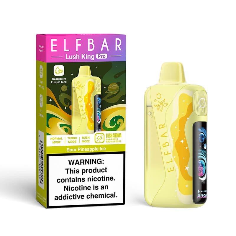 fed87c9dad5bedc1863e23d72f80871aa1d7cf8d Sour Pineapple Ice ELFBAR LUSH KING PRO 40,000 PUFFS